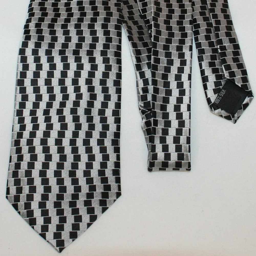 Brent Morgan Geometric Silk Tie